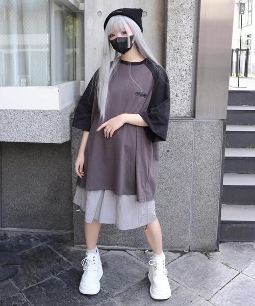 Whinny（ホワイニー）の「Whinny/スペーシングの1番弟子（Tシャツ/カットソー・レディース・ブラック/ホワイト/スミクロ・FREE）」の15枚目の写真