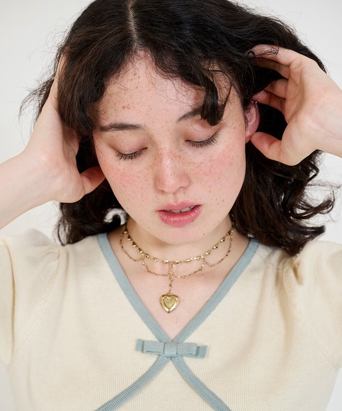 TINA:JOJU N ハート型ブレスレット時計 美品 ハート型 時計ブレスレット TINA：JOJUN 全1色｜tnj915-0801【4】