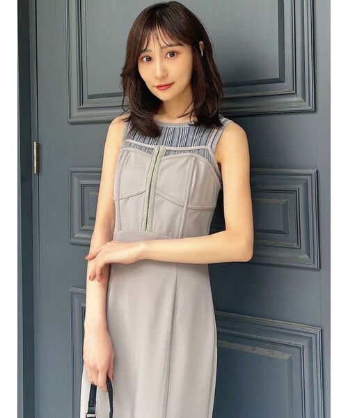 RESEXXY（リゼクシー）の「2WAYリブニットタンク（タンクトップ・レディース・ホワイト/レッド/ブルー/ブラック・FREE）」の10枚目の写真