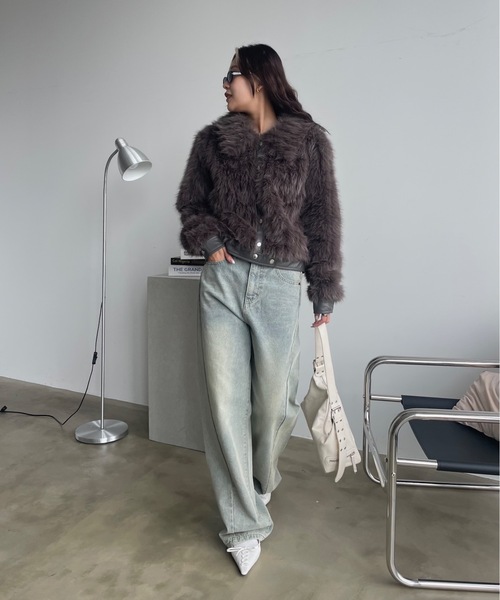 SHAGGIE(シャギー)の「レースアップスタッズ付きとんがりパンプス(パンプス・レディース・ブラック/ホワイト・S/M/L)」の15枚目の写真