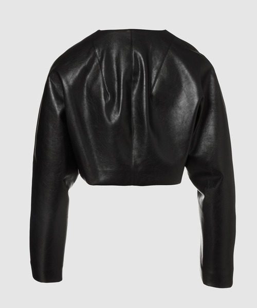 TARO HORIUCHI(タロウ ホリウチ)の「Curve Sleeve Blouson(ブルゾン・レディース・ブラック・0)」の4枚目の写真