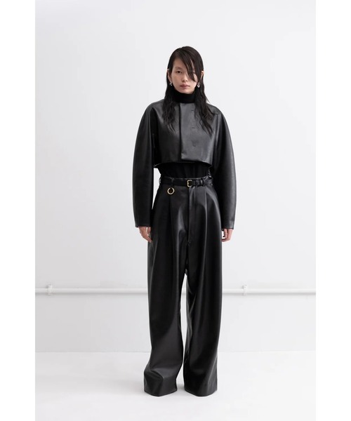 TARO HORIUCHI(タロウ ホリウチ)の「Curve Sleeve Blouson(ブルゾン・レディース・ブラック・0)」の2枚目の写真