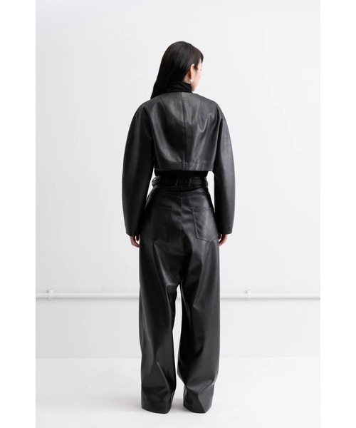 TARO HORIUCHI(タロウ ホリウチ)の「Curve Sleeve Blouson(ブルゾン・レディース・ブラック・0)」の3枚目の写真