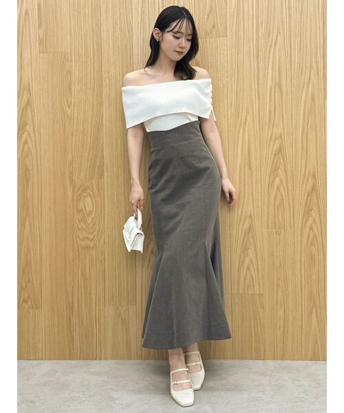 dazzlin バリエIラインミディスカート 完売品 試着のみ美品 dazzlin スカート バリエIラインミディスカート : ZOZOTOWN
