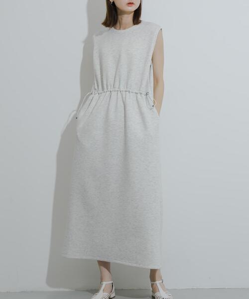 SENSE OF PLACE by URBAN RESEARCH（センスオブプレイスバイアーバンリサーチ）の「ウエストドロストワンピース（ワンピース・レディース・ライトブルー/ブラック/ライトグレー・S/ONE）」の5枚目の写真