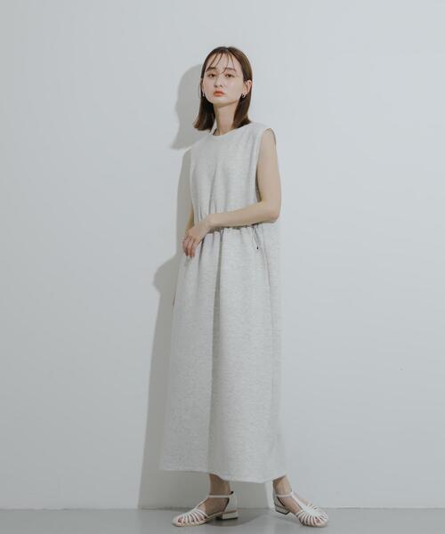 SENSE OF PLACE by URBAN RESEARCH（センスオブプレイスバイアーバンリサーチ）の「ウエストドロストワンピース（ワンピース・レディース・ライトブルー/ブラック/ライトグレー・S/ONE）」の6枚目の写真