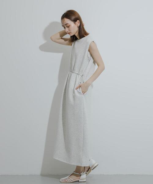 SENSE OF PLACE by URBAN RESEARCH（センスオブプレイスバイアーバンリサーチ）の「ウエストドロストワンピース（ワンピース・レディース・ライトブルー/ブラック/ライトグレー・S/ONE）」の7枚目の写真