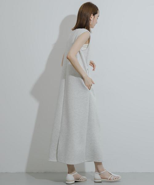 SENSE OF PLACE by URBAN RESEARCH（センスオブプレイスバイアーバンリサーチ）の「ウエストドロストワンピース（ワンピース・レディース・ライトブルー/ブラック/ライトグレー・S/ONE）」の8枚目の写真