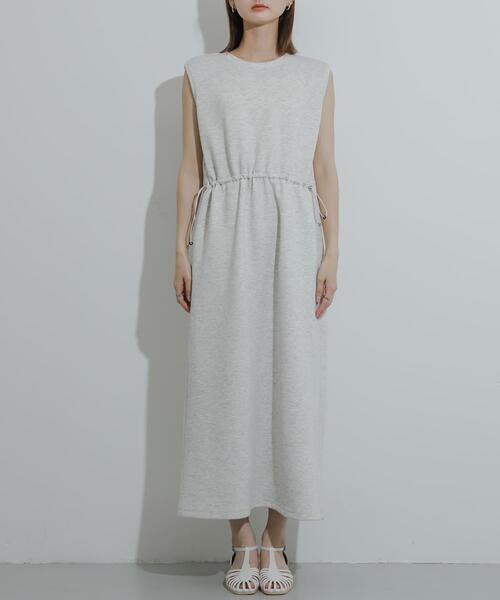 SENSE OF PLACE by URBAN RESEARCH（センスオブプレイスバイアーバンリサーチ）の「ウエストドロストワンピース（ワンピース・レディース・ライトブルー/ブラック/ライトグレー・S/ONE）」の10枚目の写真