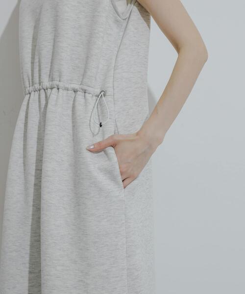 SENSE OF PLACE by URBAN RESEARCH（センスオブプレイスバイアーバンリサーチ）の「ウエストドロストワンピース（ワンピース・レディース・ライトブルー/ブラック/ライトグレー・S/ONE）」の14枚目の写真