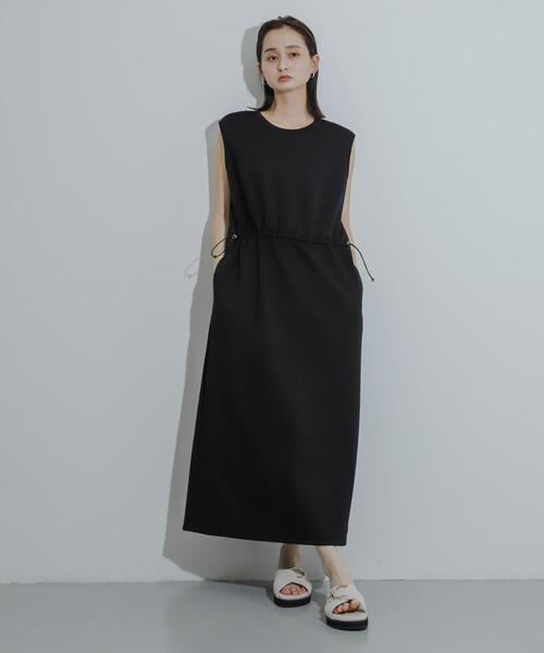 SENSE OF PLACE by URBAN RESEARCH（センスオブプレイスバイアーバンリサーチ）の「ウエストドロストワンピース（ワンピース・レディース・ライトブルー/ブラック/ライトグレー・S/ONE）」の19枚目の写真