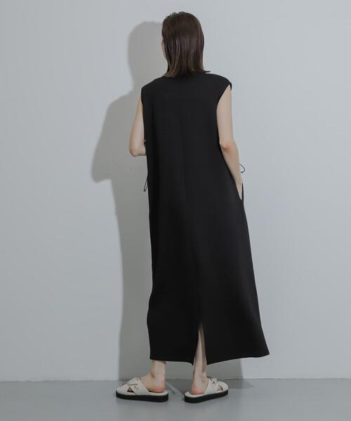 SENSE OF PLACE by URBAN RESEARCH（センスオブプレイスバイアーバンリサーチ）の「ウエストドロストワンピース（ワンピース・レディース・ライトブルー/ブラック/ライトグレー・S/ONE）」の21枚目の写真