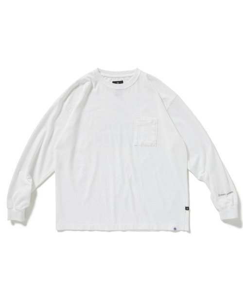 MAGIC NUMBER(マジック ナンバー)の「【MAGIC NUMBER】STOCK LOGO US COTTON L/S T-SHIRT / ストック ロゴ ユーエス コットン ロングスリーブティーシャツ(Tシャツ/カットソー・メンズ・ブラック/ホワイト/イエロー/グレー・X-LARGE/LARGE/MEDIUM)」の2枚目の写真