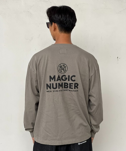 MAGIC NUMBER(マジック ナンバー)の「【MAGIC NUMBER】STOCK LOGO US COTTON L/S T-SHIRT / ストック ロゴ ユーエス コットン ロングスリーブティーシャツ(Tシャツ/カットソー・メンズ・ブラック/ホワイト/イエロー/グレー・X-LARGE/LARGE/MEDIUM)」の19枚目の写真