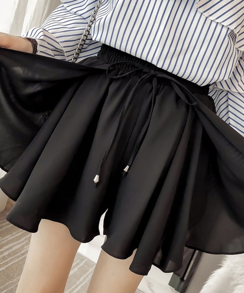 Amulet(アミュレット)の「シフォンショートパンツ(その他パンツ・レディース・ブラック/ベージュ・XL/L/M)」の15枚目の写真