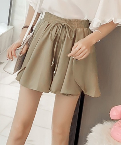 Amulet(アミュレット)の「シフォンショートパンツ(その他パンツ・レディース・ブラック/ベージュ・XL/L/M)」の8枚目の写真