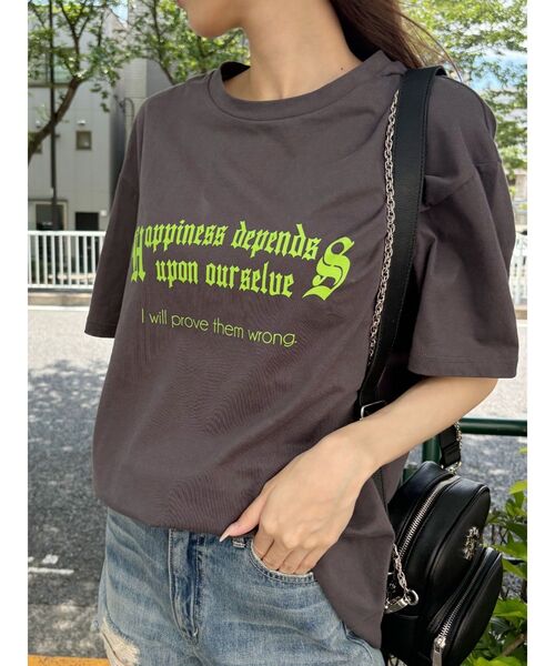 EVRIS(エヴリス)の「【WEB限定】レースビスチェSETTシャツ(Tシャツ/カットソー・レディース・グレー/ホワイト・FREE)」の8枚目の写真