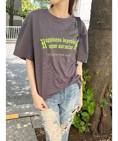 EVRIS(エヴリス)の「【WEB限定】レースビスチェSETTシャツ(Tシャツ/カットソー・レディース・グレー/ホワイト・FREE)」の10枚目の写真
