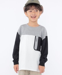SHIPS KIDS:100~130cm /〈接触冷感/UVカット〉長袖 TEE