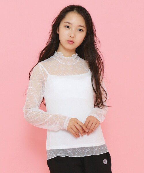 SHEIN ROMWE レオパード柄 ピンクリボン キャミソールトップ