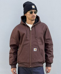 car hartt ブルゾン Carhartt 「Carhartt」 ジップアップブルゾン M ブラウン メンズ
