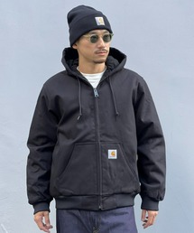 Carhartt フード付きマルチカラージャケット　アクティブジャケット Carhartt ダックキルト裏地付 アクティブジャケット（ブルゾン