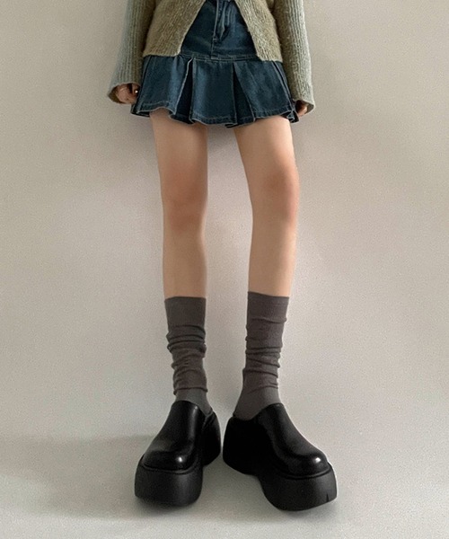 ALTROSE（アルトローズ）の「6.7cm ボリュームソール 厚底 サボサンダル / クロッグサンダル（サンダル・レディース・ブラウン/ブラック・M/L）」の6枚目の写真