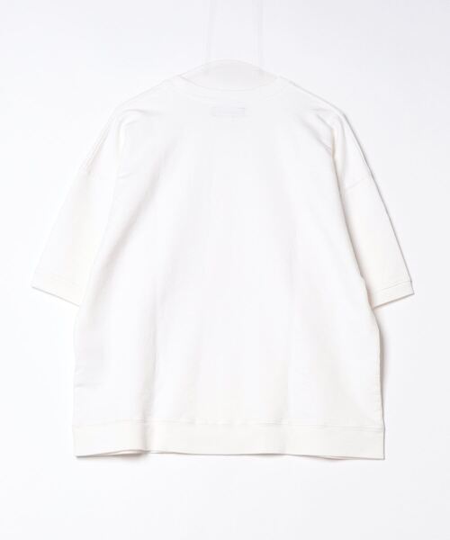 MONITALY（モニタリー）の「MONITALY/モニタリー French Terry Cropped S/S Sweat/半袖スウェット（Tシャツ/カットソー・メンズ・ホワイト・MEDIUM/X-LARGE/LARGE）」の2枚目の写真