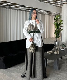 Ameri（アメリ）の「INDIA EMBROIDERY BUSTIER（その他トップス
