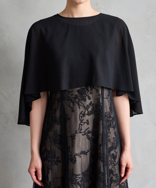 AIMER（エメ）の「ケープ付きチュールレース刺繍パーティー