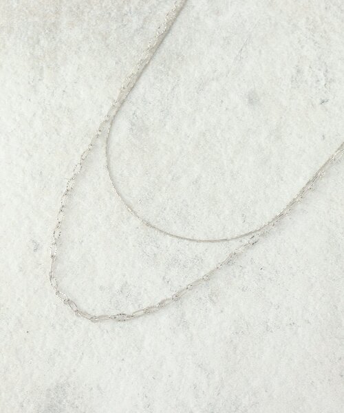 grove（グローブ）の「◆デザインチェーン2連ネックレス（ネックレス・レディース・シルバー系/ゴールド/シルバー・00）」の8枚目の写真