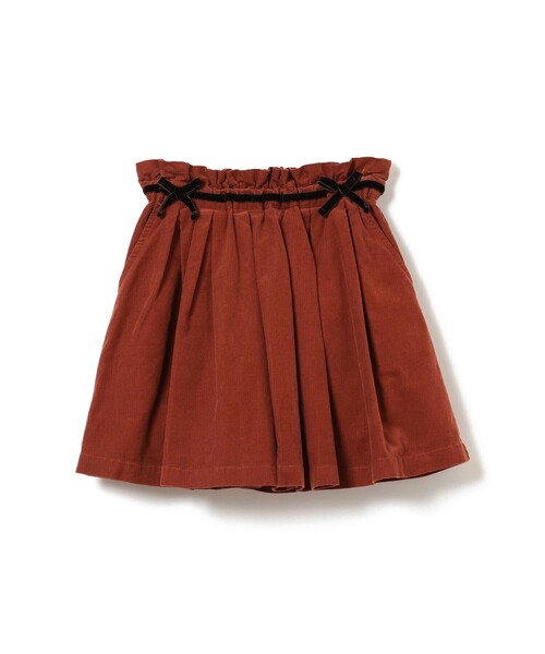 こども ビームス（コドモビームス）の「コーデュロイ ショーツ イン スカート 2024（100～140cm）（スカート・キッズ・ブルー系その他4/レッド系その他7・110/100/140/130/120）」の13枚目の写真