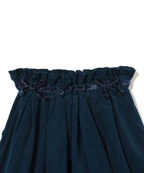 こども ビームス（コドモビームス）の「コーデュロイ ショーツ イン スカート 2024（100～140cm）（スカート・キッズ・ブルー系その他4/レッド系その他7・110/100/140/130/120）」の17枚目の写真