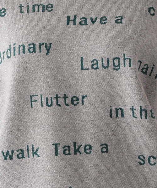 LEPSIM（レプシィム）の「12ゲージアソートロゴプルオーバー　142984（ニット/セーター・レディース・グレー/オフホワイト/ネイビー/ボルドー/ブルー・FREE）」の10枚目の写真