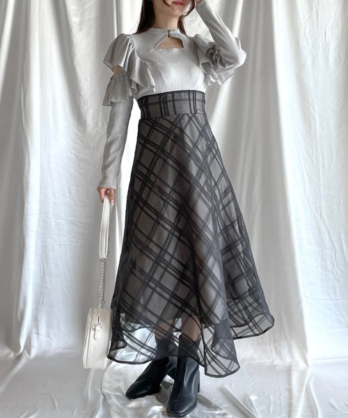 NOMAE（ノーマエ）の「【長袖で再登場!!】シアーチェックドッキング  