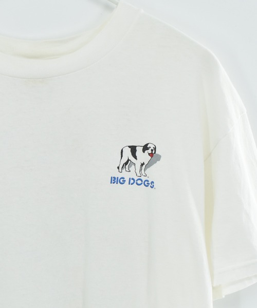 VINTAGE(ヴィンテージ)の「【ヴィンテージ古着】90’s BIG DOGS プリントTシャツ(Tシャツ/カットソー・メンズ・ホワイト・LARGE)」の3枚目の写真