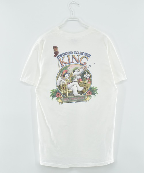 VINTAGE(ヴィンテージ)の「【ヴィンテージ古着】90’s BIG DOGS プリントTシャツ(Tシャツ/カットソー・メンズ・ホワイト・LARGE)」の2枚目の写真