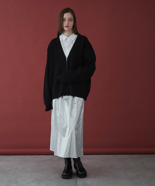 LUCY（ルーシー）の「LUCY/クリアライトZIPカーディガン（カーディガン/ボレロ・メンズ・ブラック・MEDIUM/LARGE）」の18枚目の写真