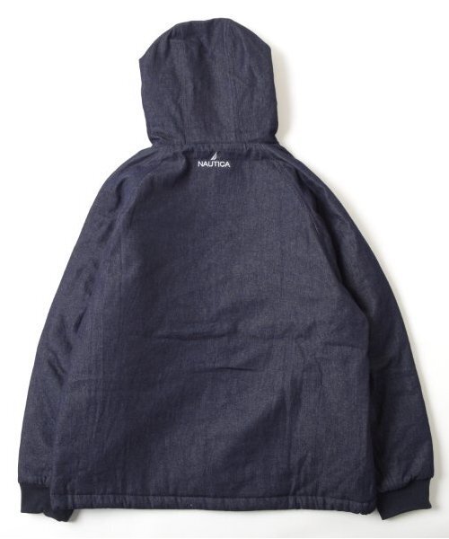 NAUTICA（ノーティカ）の「【大人向けサイズあり】【NAUTICA】デニムジップアップジャケット（ブルゾン・キッズ・ブラック/インディゴブルー・M/L/XL）」の11枚目の写真