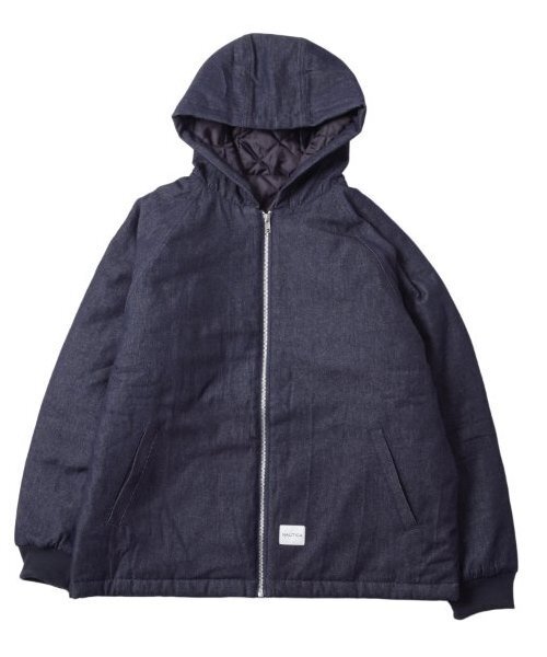 NAUTICA（ノーティカ）の「【大人向けサイズあり】【NAUTICA】デニムジップアップジャケット（ブルゾン・キッズ・ブラック/インディゴブルー・M/L/XL）」の8枚目の写真