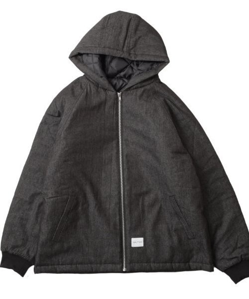 NAUTICA（ノーティカ）の「【大人向けサイズあり】【NAUTICA】デニムジップアップジャケット（ブルゾン・キッズ・ブラック/インディゴブルー・M/L/XL）」の7枚目の写真