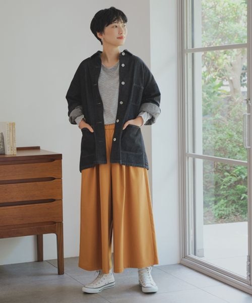 studio CLIP（スタディオクリップ）の「【みんなのリクエストパンツ】TRイージースカーチョ[プチ・プラスサイズあり]（その他パンツ・レディース・モカ/マスタード/その他2/その他3/ボルドー・MEDIUM/LARGE/PF/ﾌﾘｰ(L)）」の8枚目の写真