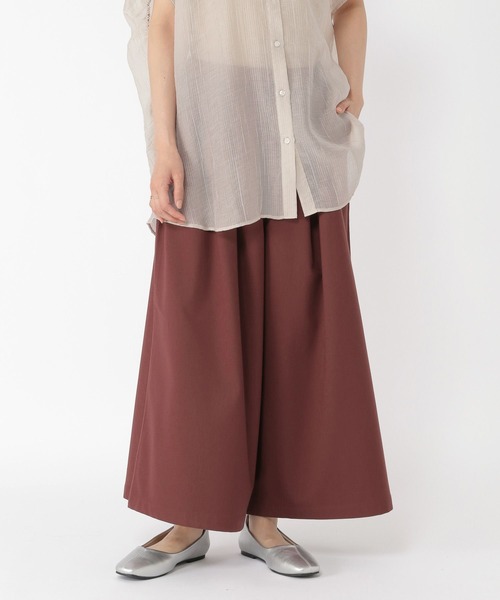 studio CLIP（スタディオクリップ）の「【みんなのリクエストパンツ】TRイージースカーチョ[プチ・プラスサイズあり]（その他パンツ・レディース・モカ/マスタード/その他2/その他3/ボルドー・MEDIUM/LARGE/PF/ﾌﾘｰ(L)）」の14枚目の写真