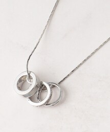 SHOO・LA・RUE（シューラルー）の「トリプルミニリングネックレス（ネックレス・レディース）」