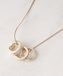 SHOO・LA・RUE | トリプルミニリングネックレス(ネックレス)