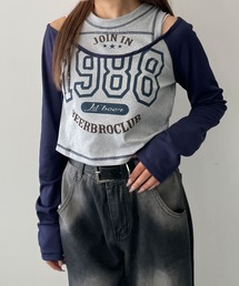 dispark | DISPARK/【24年秋冬新作】ナンバリングロゴレイヤードロンT(Tシャツ/カットソー)