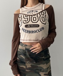 dispark | DISPARK/ナンバリングロゴレイヤードロンT(Tシャツ/カットソー)