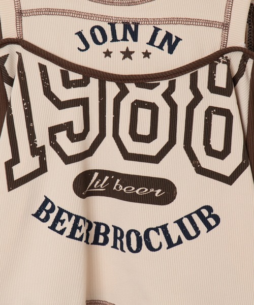 dispark（ディスパーク）の「DISPARK/ナンバリングロゴレイヤードロンT（Tシャツ/カットソー・レディース・ネイビー/ブラウン・FREE）」の17枚目の写真