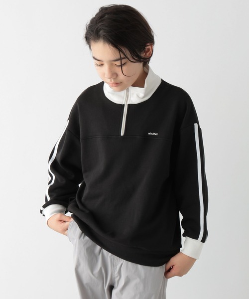 GLOBAL WORK(グローバルワーク)の「乾きやすいハーフZIPスウェット/149158(スウェット・キッズ・ブラック/ネイビー/杢グレー・170cm/160cm/150cm/140cm/130cm)」の7枚目の写真