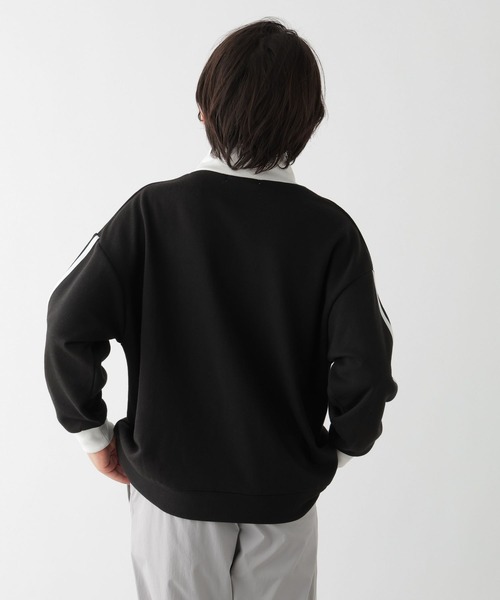GLOBAL WORK(グローバルワーク)の「乾きやすいハーフZIPスウェット/149158(スウェット・キッズ・ブラック/ネイビー/杢グレー・170cm/160cm/150cm/140cm/130cm)」の9枚目の写真